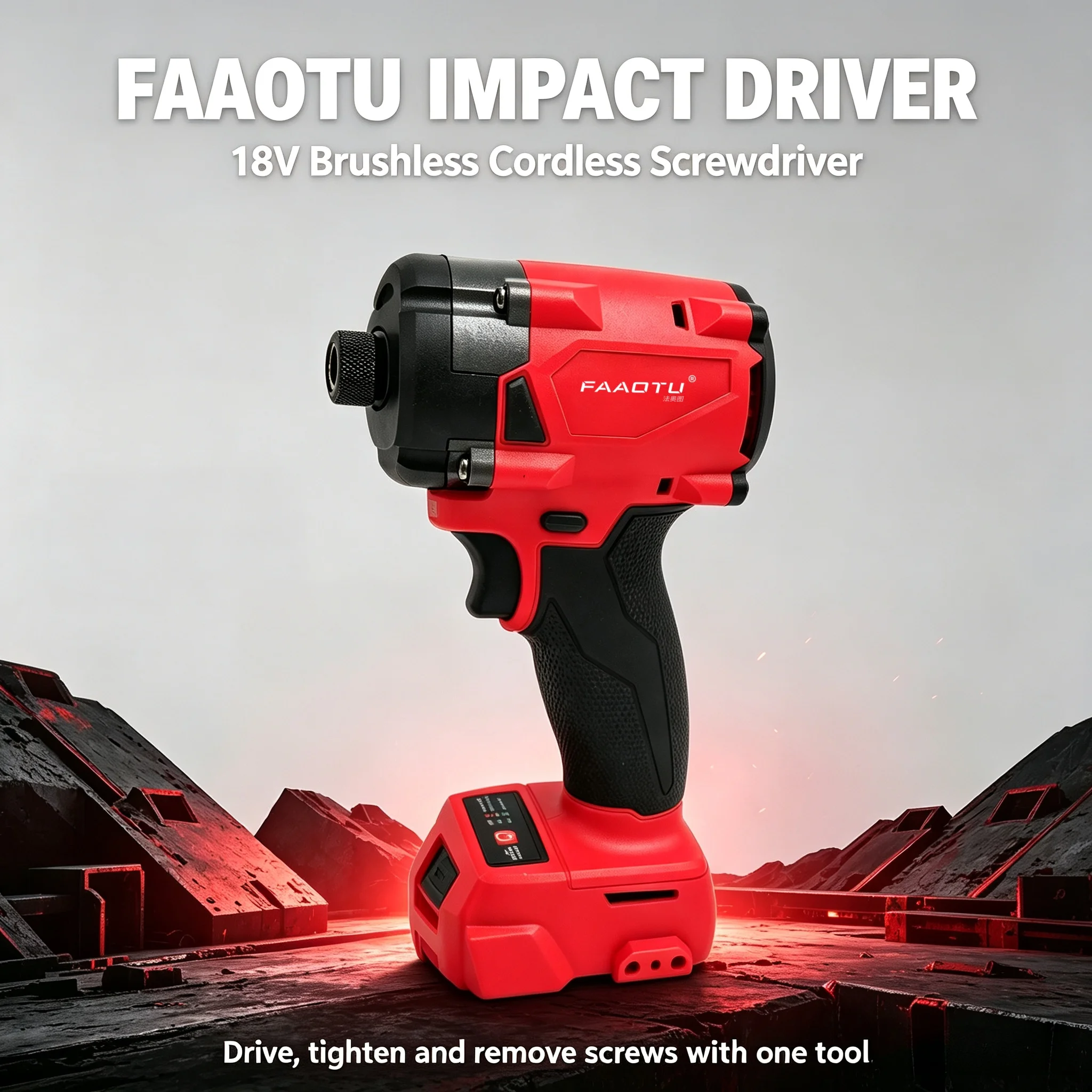 Home Improvement In Usa - Destornillador Eléctrico Inalámbrico FAAOTU de 18V,