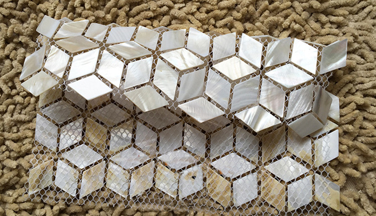 Azulejo de mosaico de concha b - Tv Home Improvement reseña y precio